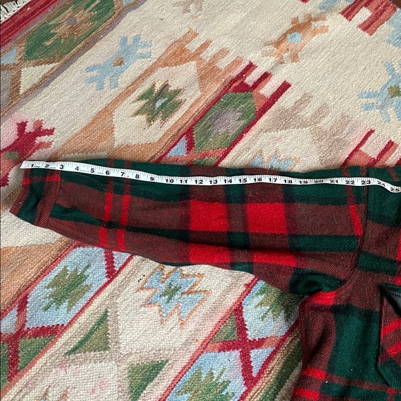Red and Green Wool Shacket - Picture 9 of 9